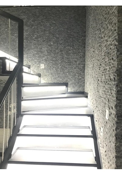 Füme Traverten Patlatma Mermer Doğal Taş Duvar Kaplama