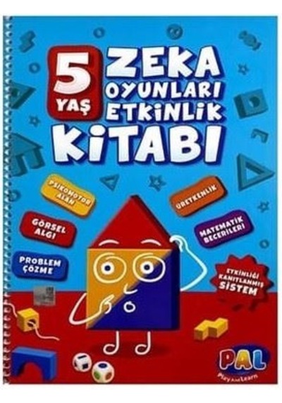 Pal Okul Öncesi Zeka Oyunları Etkinlik Kitabı 5 Yaş