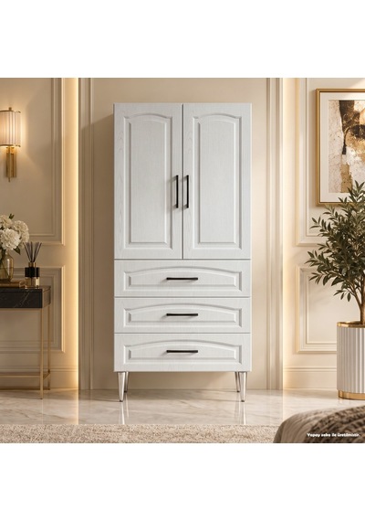 St. Moritz Çok Amaçlı Dolap 60 Cm 2 Kapak 3 Çekmece Silver Dişbudak - Çok Amaçlı Erzak Dolabı Kahverengi St. Moritz Çok Amaçlı Dolap 60 Cm 2 Kapak 3 Çekmece Silver Dişbudak - Çok Amaçlı Erzak Dolabı Kahverengi
