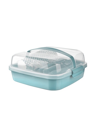 Emilahome Lovely Piknik Seti Turkuaz 6 Lı Set - 867603495