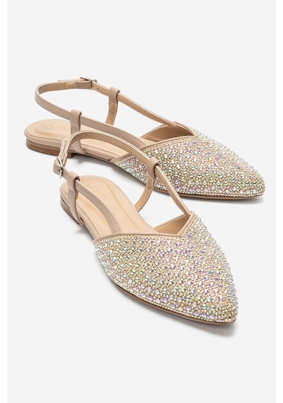 Luvi Shoes Rexton Ten Taşlı Kadın Sandalet