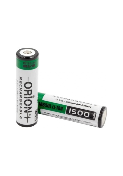 Orion 18650l 1500mah 3.7v Şarj Edilebilir Li-ion Pil Başlı
