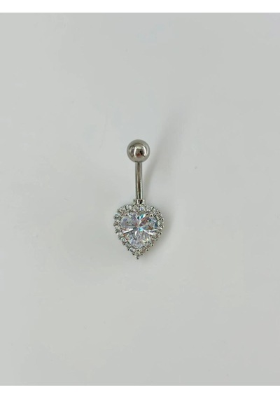 Kalp Detaylı Göbek Piercing Diğer 76514939