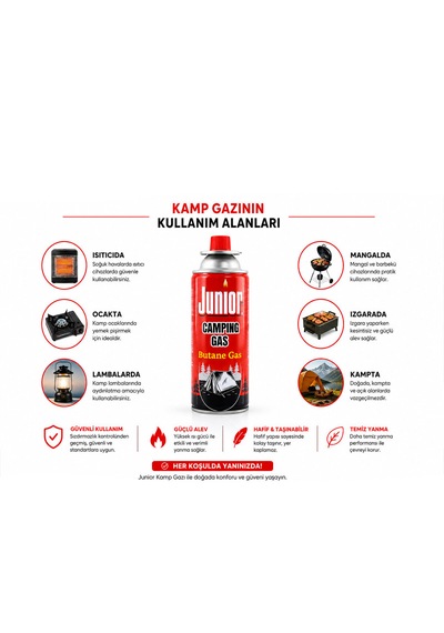 393 Ml Kamp Gazı Kartuşu Yüksek Isı Güçlü Sızdırmaz Bütan Kamp Ocağı Ve Isıtıcı Tüpü -