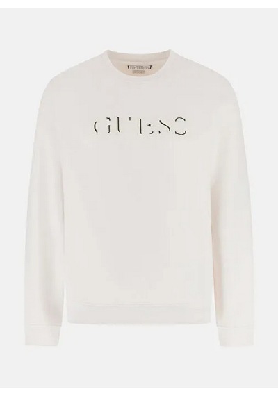 Guess M5bq08k9z21 Cn Basic Erkek Sweatshirt Beyaz