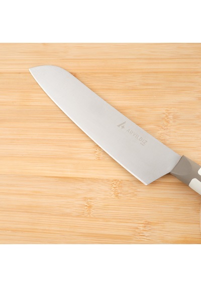 Aryıldız Plurex Santoku Bıçağı Koyu Bej 19 Cm