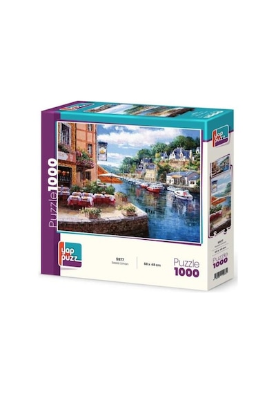 Sessiz Liman Ve Güne Merhaba İkili Set - 1000 + 500 Parça İkili Puzzle Seti