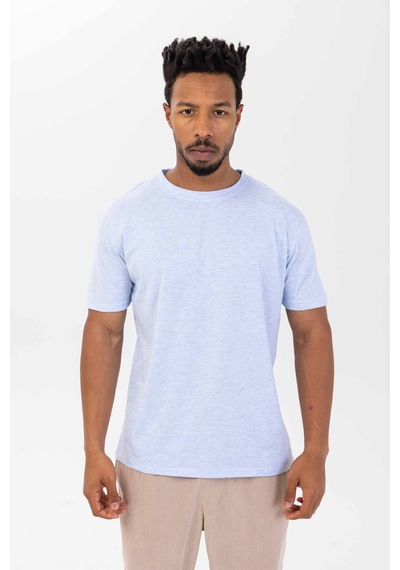 Monox Erkek Melanj Tshirt Mavi