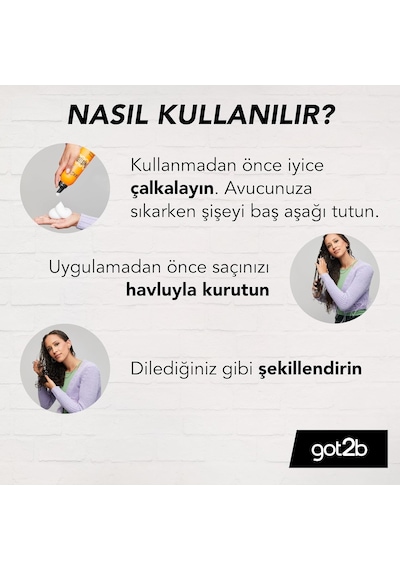 Twisted Bukle Belirginleştirici Köpük 250ml