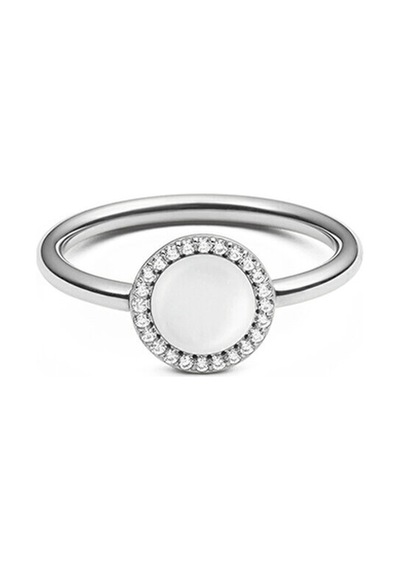 Audrey Ring Mother Of Pearl Silver Gümüş