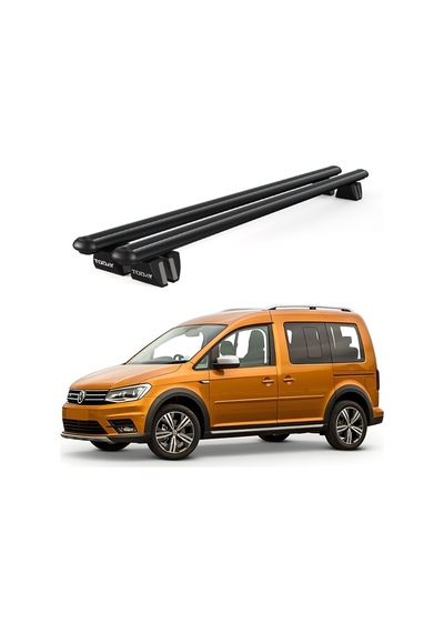 Pençe Volkswagen Caddy 2015 Ve Sonrası Uyumlu Siyah Ara Atkı Port Bagaj Tavan Barı