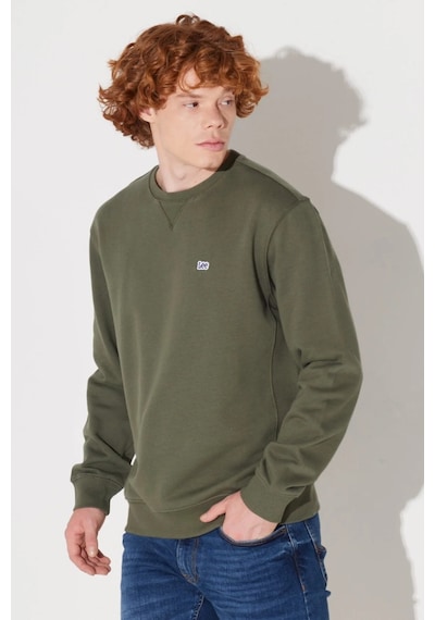 Lee Bisiklet Yaka Regular Fit Zeytin Erkek Sweatshirt L81ırya61 Yeşil