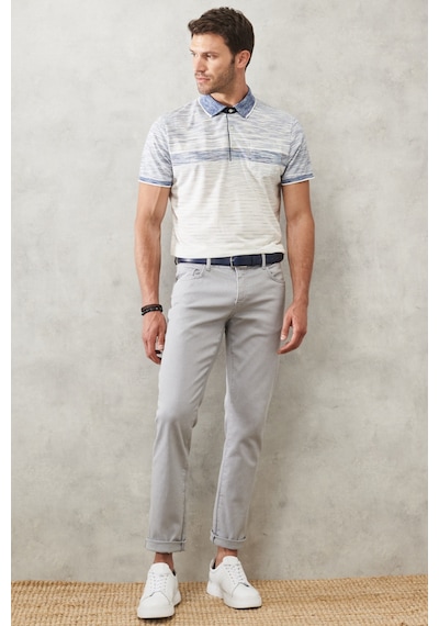 Ac&co Erkek Grı 360 Derece Her Yöne Esneyen Rahat Slim Fit Pantolon Gri