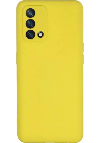 A74 4g Kılıf Nano İçi Kadife Silikon - Sarı