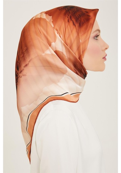 Armine Sura İpek Eşarp 24ya9100 01 - Desenli