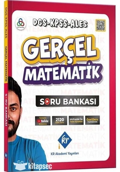 Dgs Kpss Ales Gerçel Matematik Soru Bankası Kr Akademi