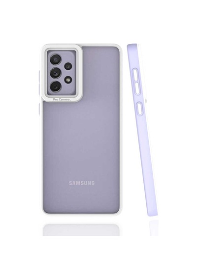 Galaxy A73 Kılıf Zore Mima Kenarları Renkli Silikon Kılıf