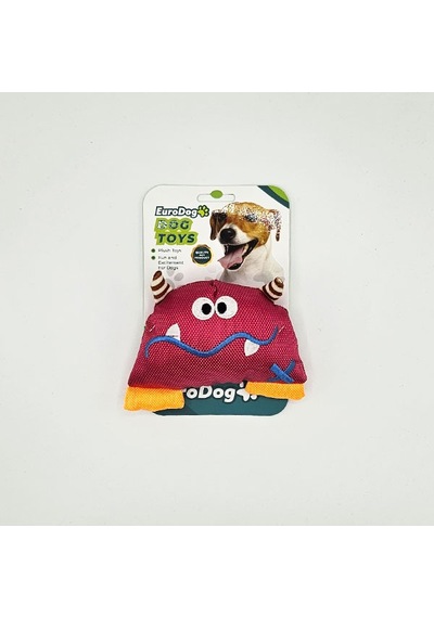 Cosmotex 8681144197089 Eurodog Parlak Canavar Köpek Oyuncağı 13x10 Cm