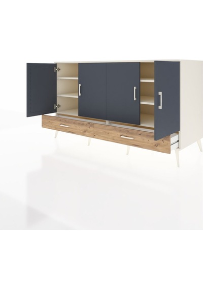 Kronos Konsol 6 Raflı 2 Çekmeceli 4 Kapaklı 176x59x99 Aytaşı-antr Aytaşı-antrasit/çam Kronos Konsol 6 Raflı 2 Çekmeceli 4 Kapaklı 176x59x99 Aytaşı-antr Aytaşı-antrasit/çam