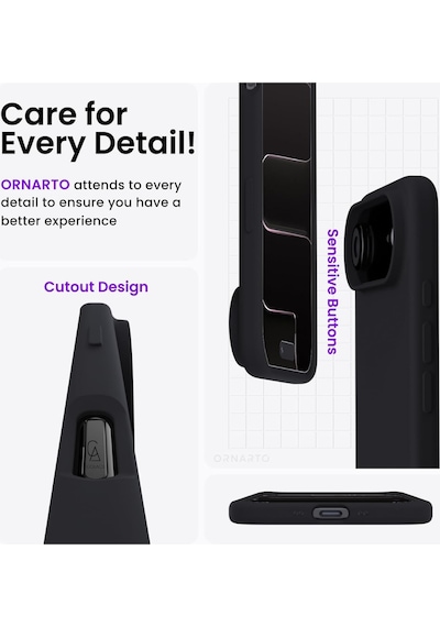 Apple Uyumlu iPhone 17 Air Içi Kadife Lansman Kılıf Ve 5d Tam Kaplayan Cam Ekran Koruyucu Siyah