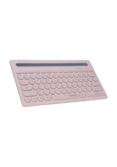 Everest KB-BT84 Bluetooth Ultra İnce + Şarjlı Q Mac/Win/Android/Uyumlu iOS  Kablosuz Klavye
