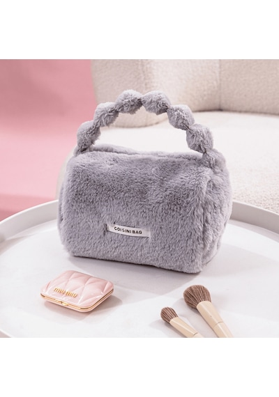 Dekohop Peluş Makyaj Çantası