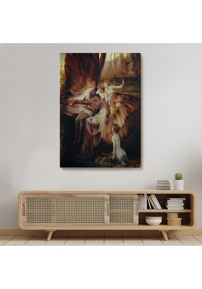 İkarus İçin Ağlayan Melekler Tablosu - Lament For Icarus-6499 35 X 50