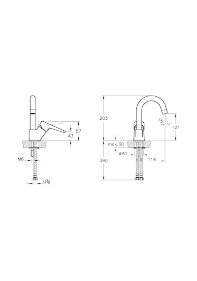 Artema Solid S A42442 Döner Borulu  Lavabo Bataryası