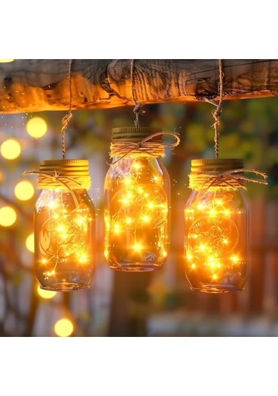 5 Metre Gün Işığı Peri Led Tel 3 Pilli Fonksiyonlu Süsleme İnce Telli Aydınlatmalı Şerit Led Yılbaşı Işık Diğer