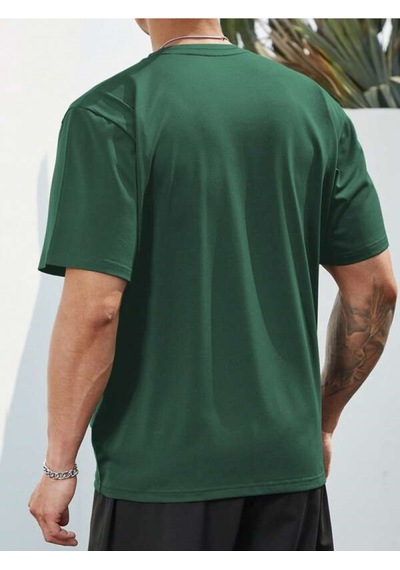 Unisex T-shirt - Miami Baskılı Oversize Bisiklet Yaka Kısa Kol Tişört Yeşil Unisex T-shirt - Miami Baskılı Oversize Bisiklet Yaka Kısa Kol Tişört Yeşil