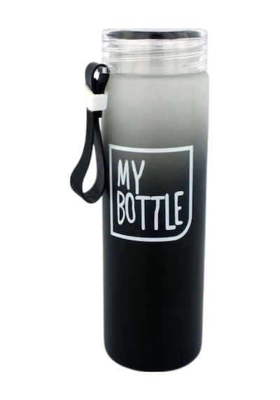My Bottle Marka Cam Matara 420 Ml - Renk Seçenekli Siyah