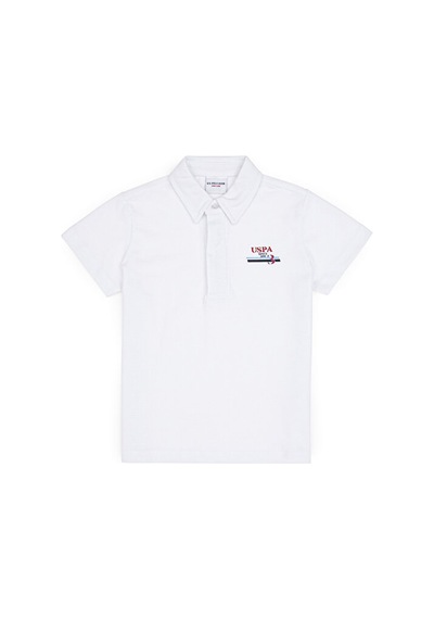 U.S. Polo Assn. Erkek Çocuk Tişört 50325175-vr033 Beyaz