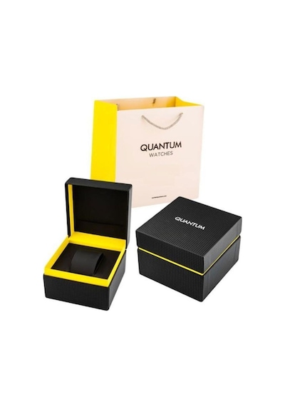 Quantum Qmg1241.352 Safir Cam Otomatik Erkek Kol Saati Metalik Gri