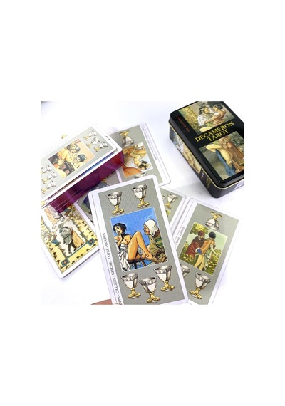 Decameron Tarot Kartı Metal Kutu