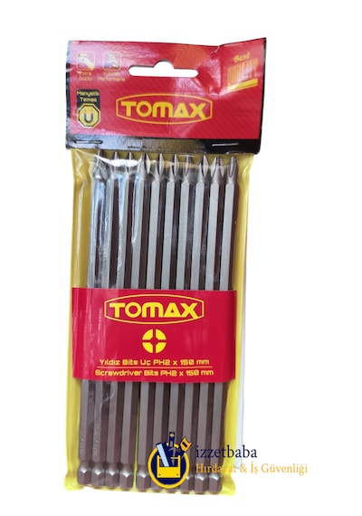 Tomax Ph2 X 150 Mm Bits Uç 10 Adet