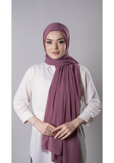 Hürrem Bone Gül Kurusu Pratik Hazır Geçmeli Şal Şifon Kumaş Hijab Bone 3009 18