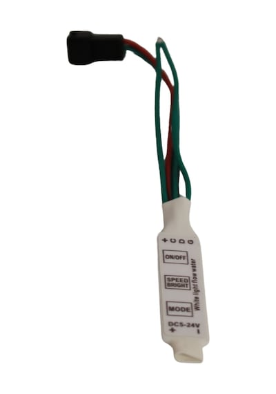 5-24v Mini Tek Renk Yürüyen Pixel Şerit Led Kontrol Devresi Ws2811 Su Akan Pixel Led Şerit Işık Denetleyici