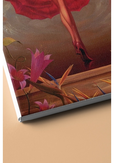 Webstyle Sayılarla Boyama Seti Kasnaklı Gül Giyen Kadın 40 X 50 Cm