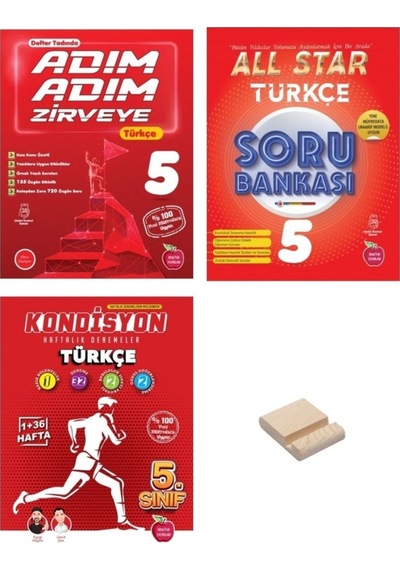 5. Sınıf Adım Adım Zirveye All Star Ve Kondisyon Türkçe 3lü Set