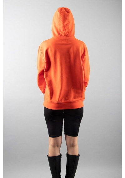 Turuncu 2 Iplik Kapüşonlu Sweatshirt Çok Renkli