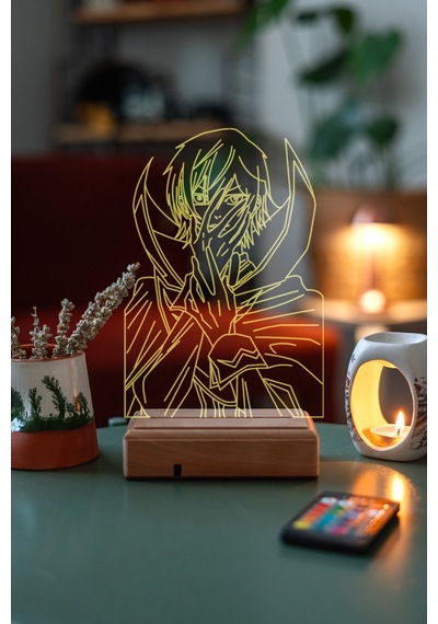 Modiwa Design Anime Code Geass Lelouch 16 Renk Gece Lambası