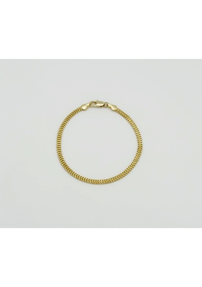 14k Gold Plated İtalyan Nova Hasır Bileklik Gold
