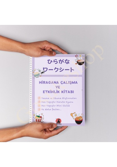 Hiragana Çalışma Ve Etkinlik Defteri Çok Renkli