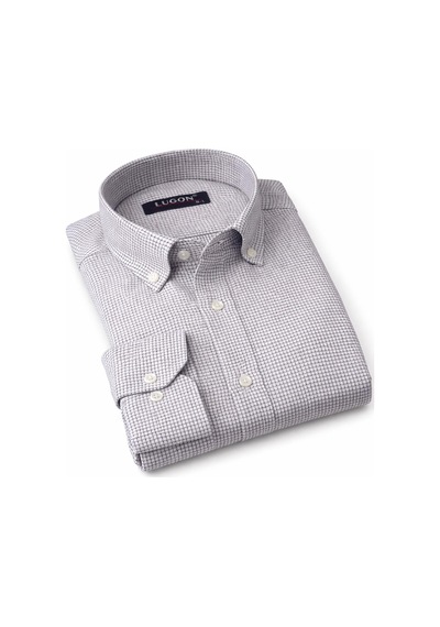 Lugon Klasik Regular Fit Uzun Kol Erkek Gömlek 7610 Beyaz Lugon Klasik Regular Fit Uzun Kol Erkek Gömlek 7610 Beyaz