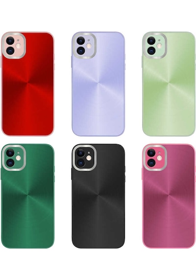 Apple Uyumlu iPhone 11 Kılıf Kamera Korumalı Sert Zore Desa Kapak Light Green