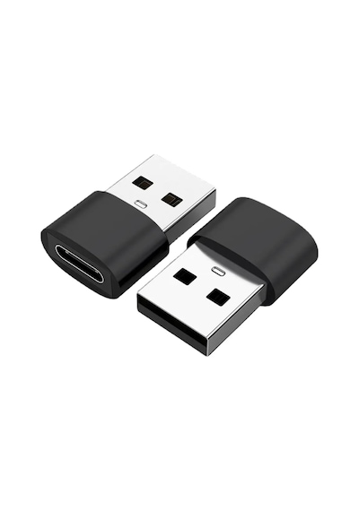 Usb To Type-c Çevirici Adaptör Usb Girişli Cihazlardan Type-c Kablo Kullanımı İçin Tak-çalıştır Dönüştür