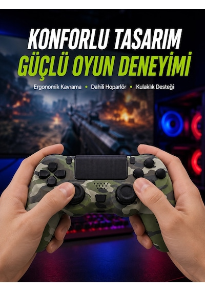 Mey İthalat Dahili Hoparlör Ve Kulaklık Girişli Oyun Kolu Kişisel Ve Ortak Ses Deneyimi 62018380