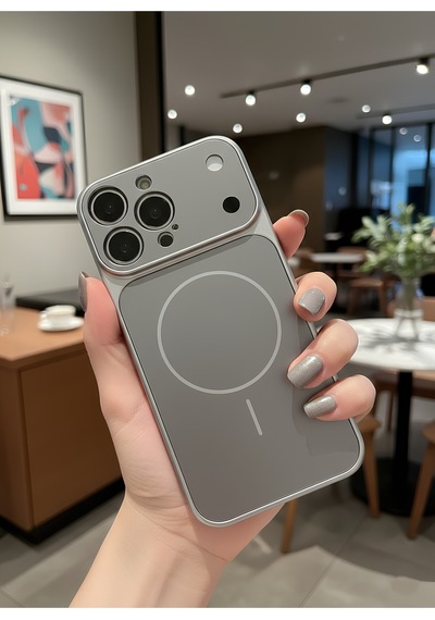 Apple Uyumlu iPhone 17 Pro Max Kılıf Kamera Korumalı Magsafe Destekli Lüks Kılıf