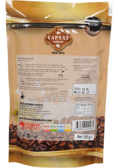 Yaptat Kakuleli Osmanlı Dibek Kahvesi 200 G