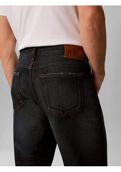 Calvin Klein 90s Straıght Tımber, 4dq Lacivert Erkek Kot Pantolon
